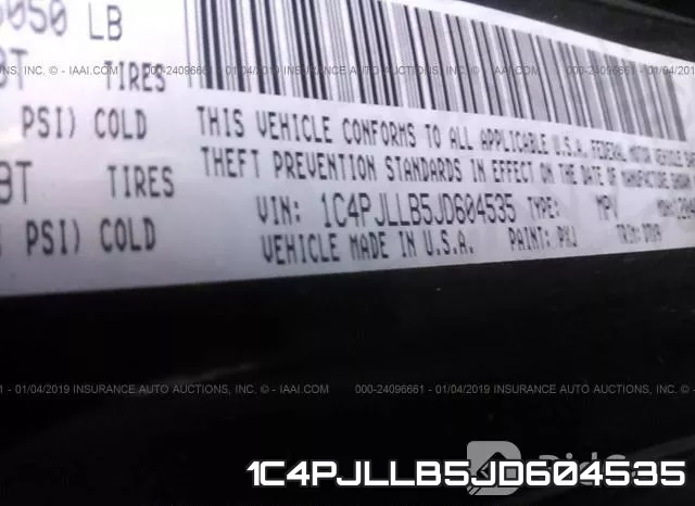 1C4PJLLB5JD604535 фото 10