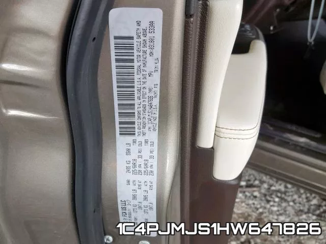 1C4PJMJS1HW647826 фото 2