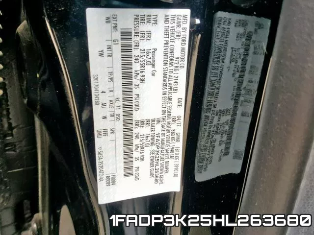 1FADP3K25HL263680 фото 2