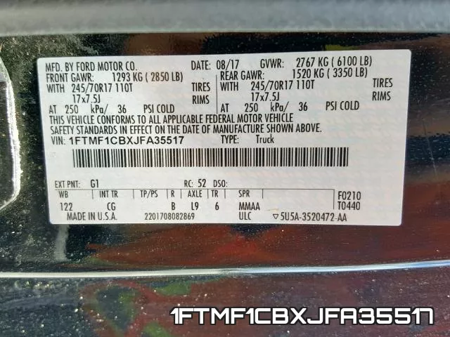 1FTMF1CBXJFA35517 фото 2