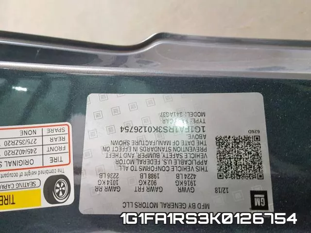 1G1FA1RS3K0126754 фото 2