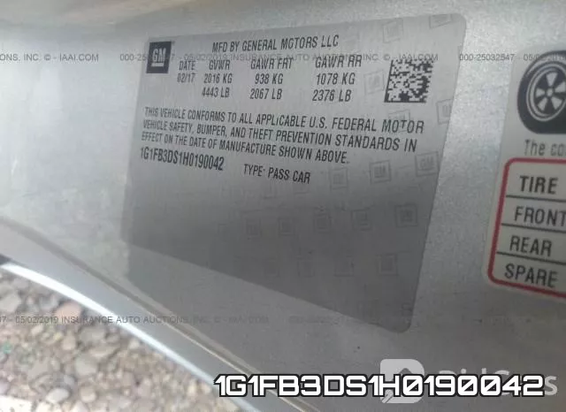 1G1FB3DS1H0190042 фото 10