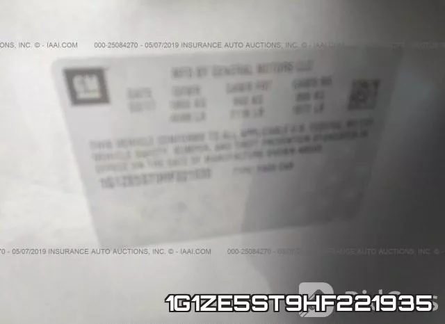 1G1ZE5ST9HF221935 фото 9