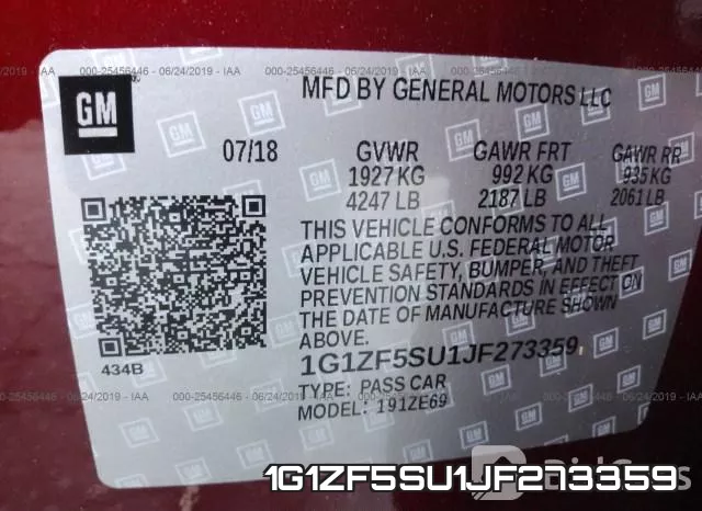 1G1ZF5SU1JF273359 фото 10