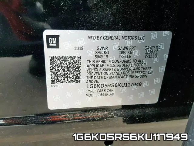 1G6KD5RS6KU117949 фото 2