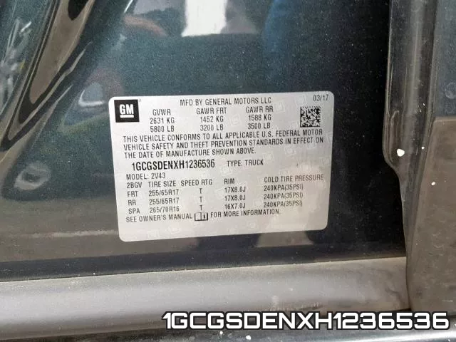 1GCGSDENXH1236536 фото 2