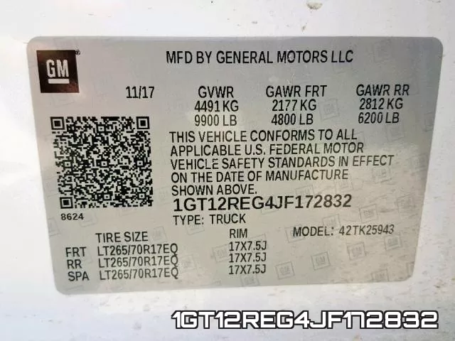 1GT12REG4JF172832 фото 2