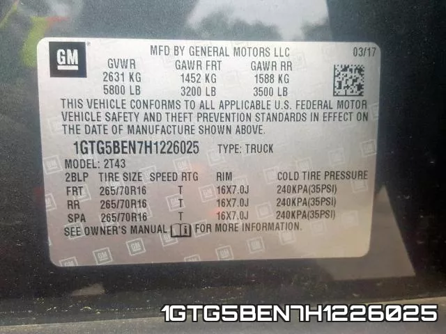 1GTG5BEN7H1226025 фото 2
