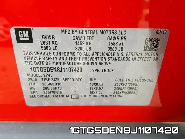 1GTG5DEN8J1107420 фото 2