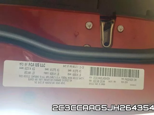 2C3CCAAG5JH264354 фото 2