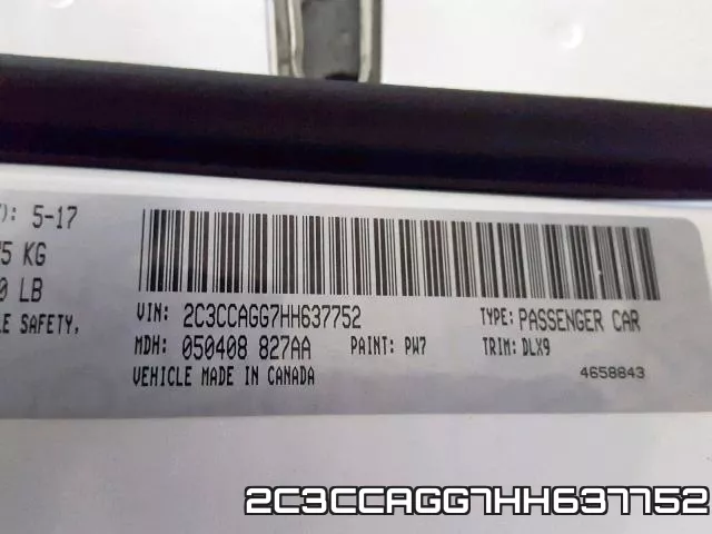 2C3CCAGG7HH637752 фото 2