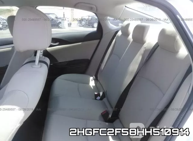 2HGFC2F58HH510914 фото 8