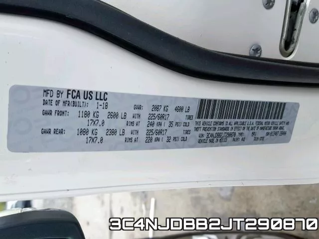 3C4NJDBB2JT290870 фото 2
