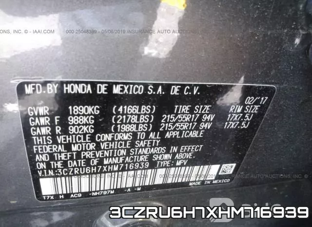 3CZRU6H7XHM716939 фото 10