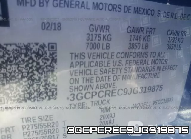 3GCPCREC9JG319875 фото 10