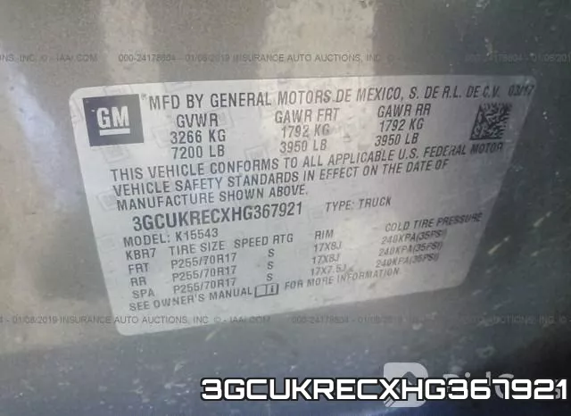 3GCUKRECXHG367921 фото 10