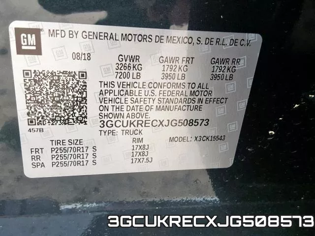 3GCUKRECXJG508573 фото 2