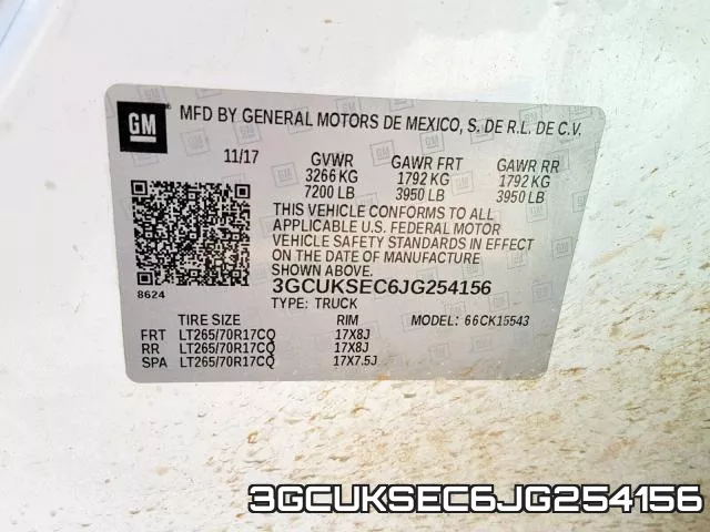 3GCUKSEC6JG254156 фото 2
