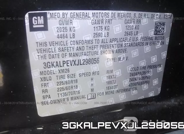 3GKALPEVXJL298056 фото 10