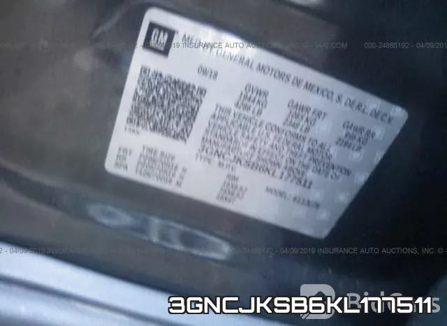 3GNCJKSB6KL177511 фото 10