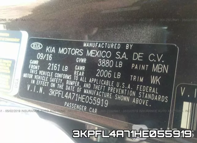 3KPFL4A71HE055919 фото 10