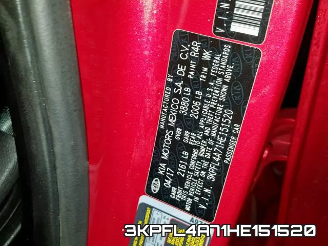 3KPFL4A71HE151520 фото 2