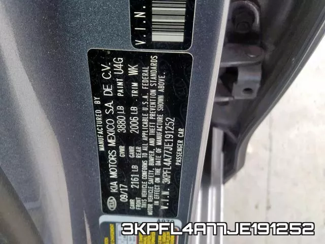 3KPFL4A77JE191252 фото 2