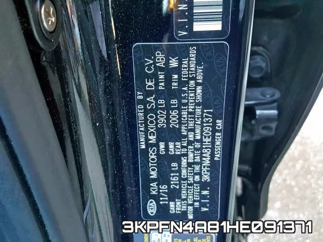 3KPFN4A81HE091371 фото 2