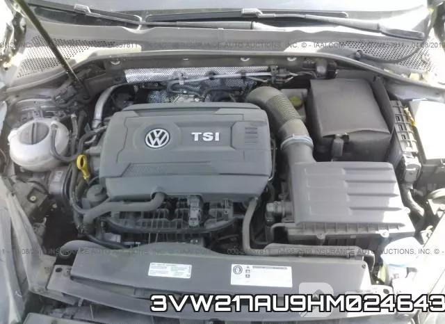 3VW217AU9HM024643 фото 2