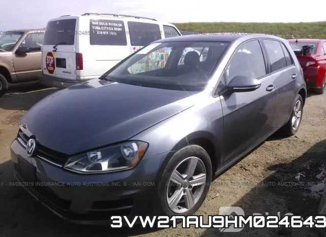 3VW217AU9HM024643 фото 3