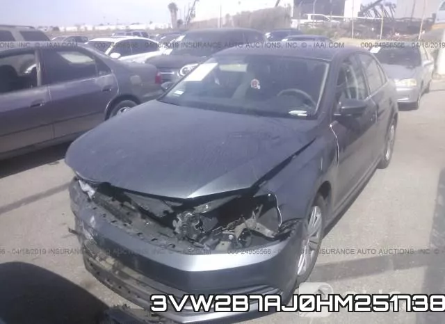 3VW2B7AJ0HM251738 фото 3