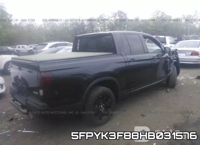5FPYK3F88HB031576 фото 5