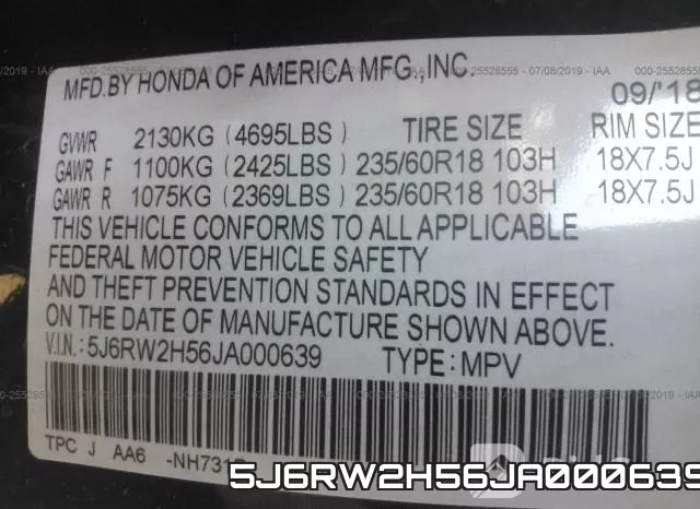 5J6RW2H56JA000639 фото 10