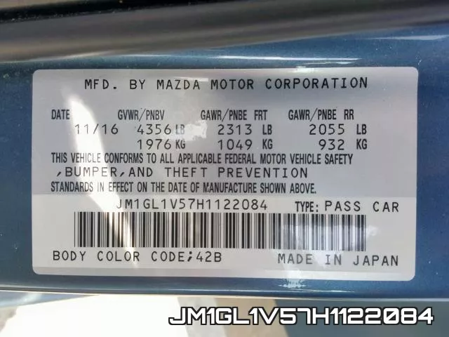 JM1GL1V57H1122084 фото 2