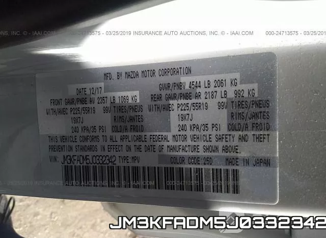 JM3KFADM5J0332342 фото 10