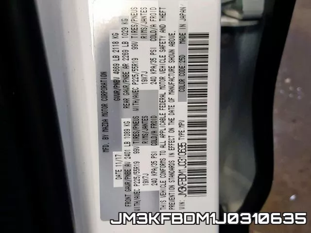 JM3KFBDM1J0310635 фото 2