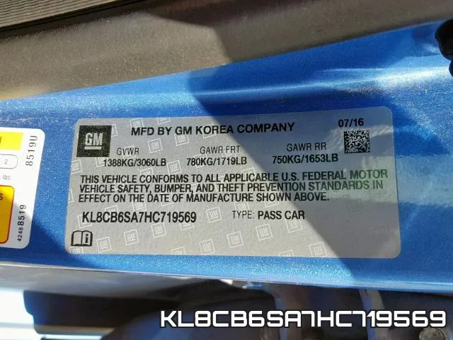 KL8CB6SA7HC719569 фото 2