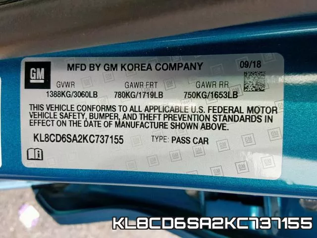 KL8CD6SA2KC737155 фото 2
