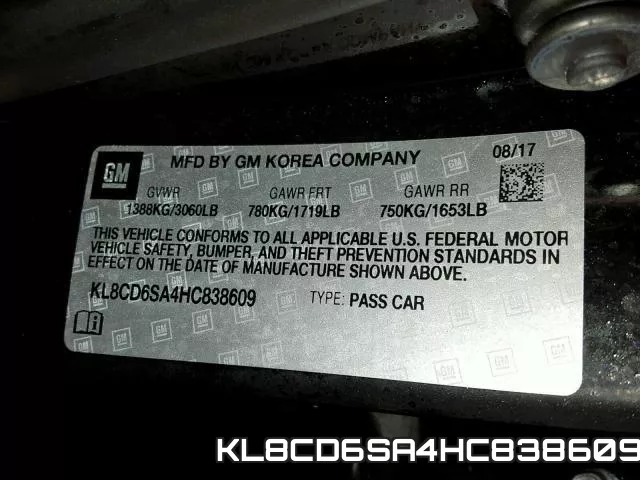 KL8CD6SA4HC838609 фото 2