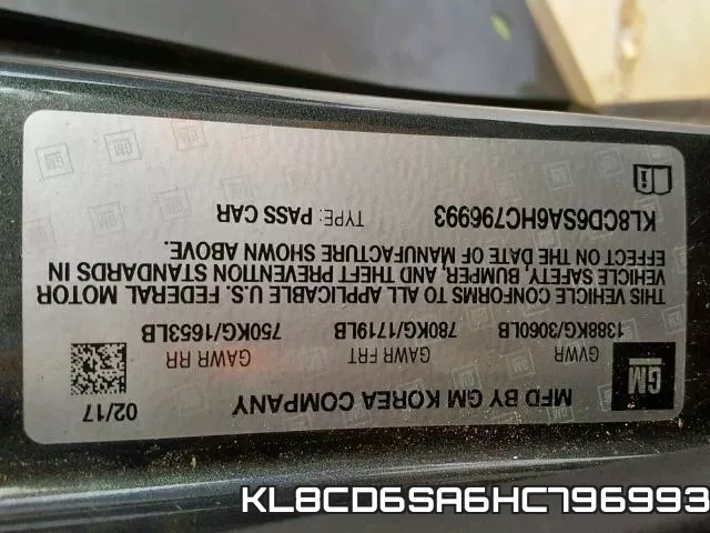 KL8CD6SA6HC796993 фото 2