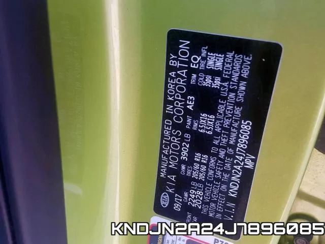 KNDJN2A24J7896085 фото 2