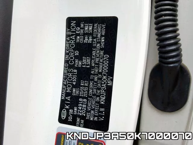 KNDJP3A50K7000070 фото 2