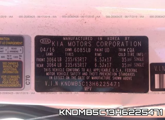 KNDMB5C13H6225471 фото 10