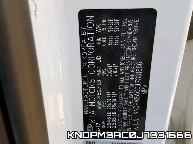 KNDPM3AC0J7331666 фото 2