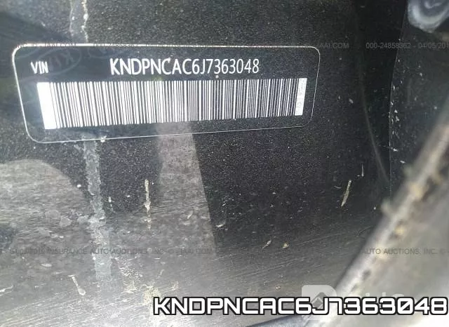 KNDPNCAC6J7363048 фото 10