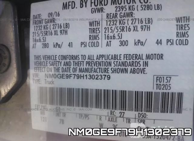 NM0GE9F79H1302379 фото 10