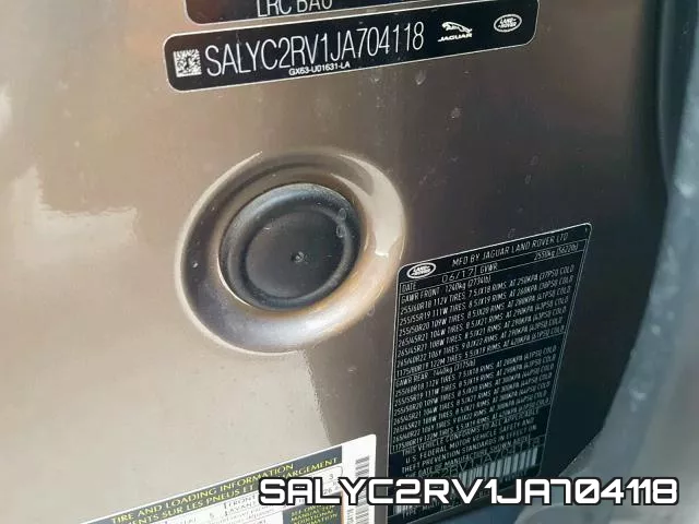SALYC2RV1JA704118 фото 2