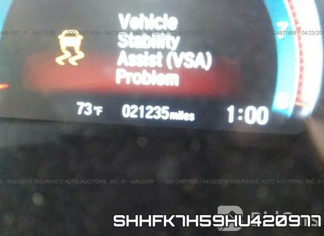 SHHFK7H59HU420977 фото 8