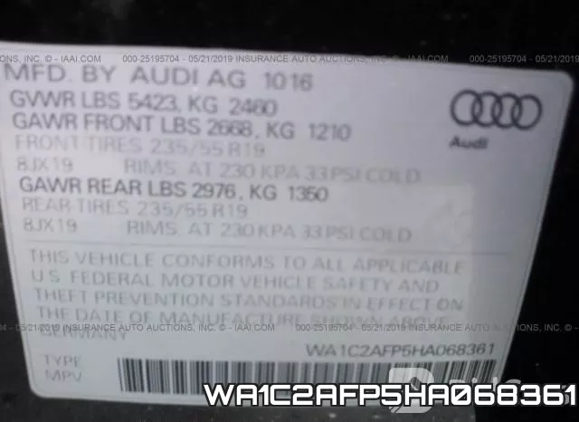 WA1C2AFP5HA068361 фото 10