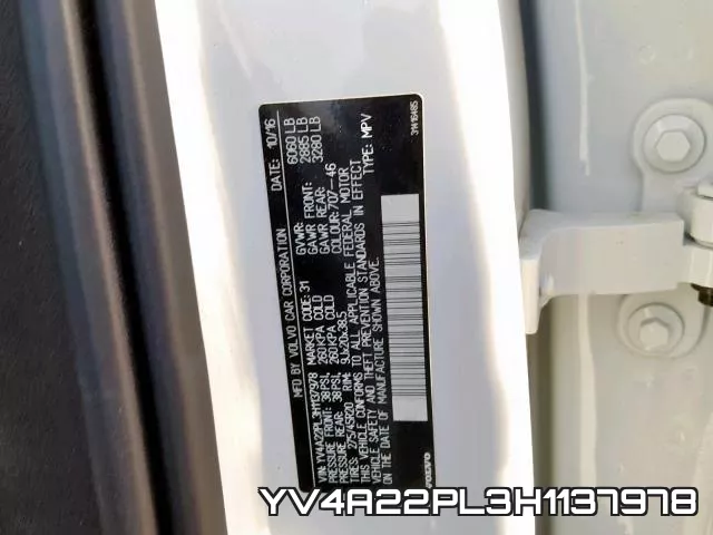 YV4A22PL3H1137978 фото 2